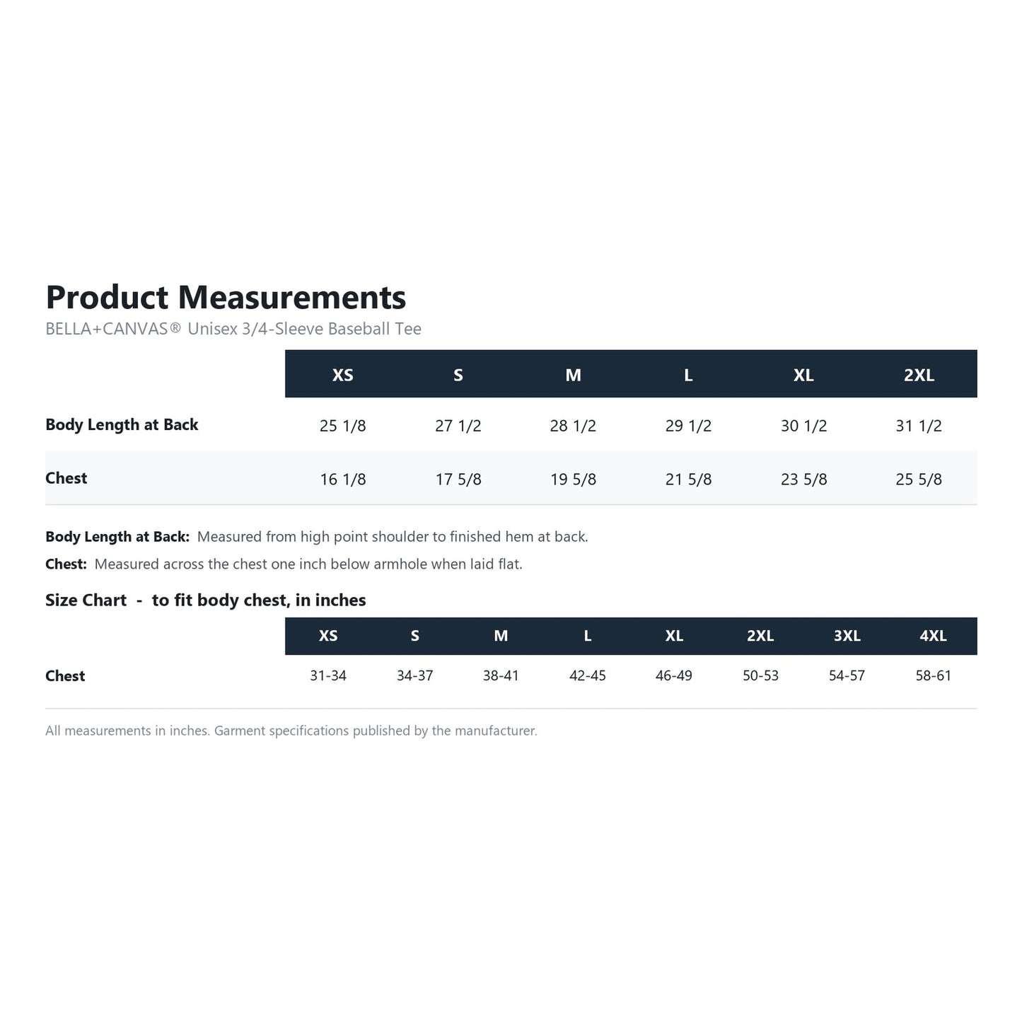 BC3200 product measurements