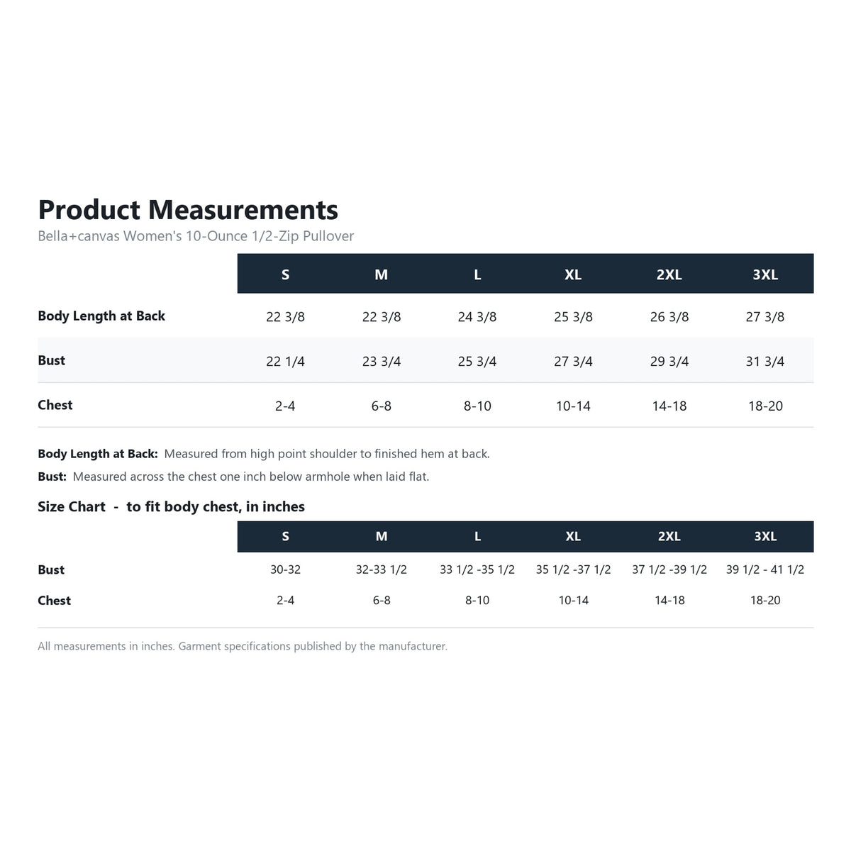 BC4540 product measurements