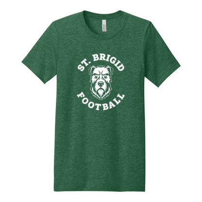 BELLA+CANVAS Unisex Heather CVC Short Sleeve Tee - Football
