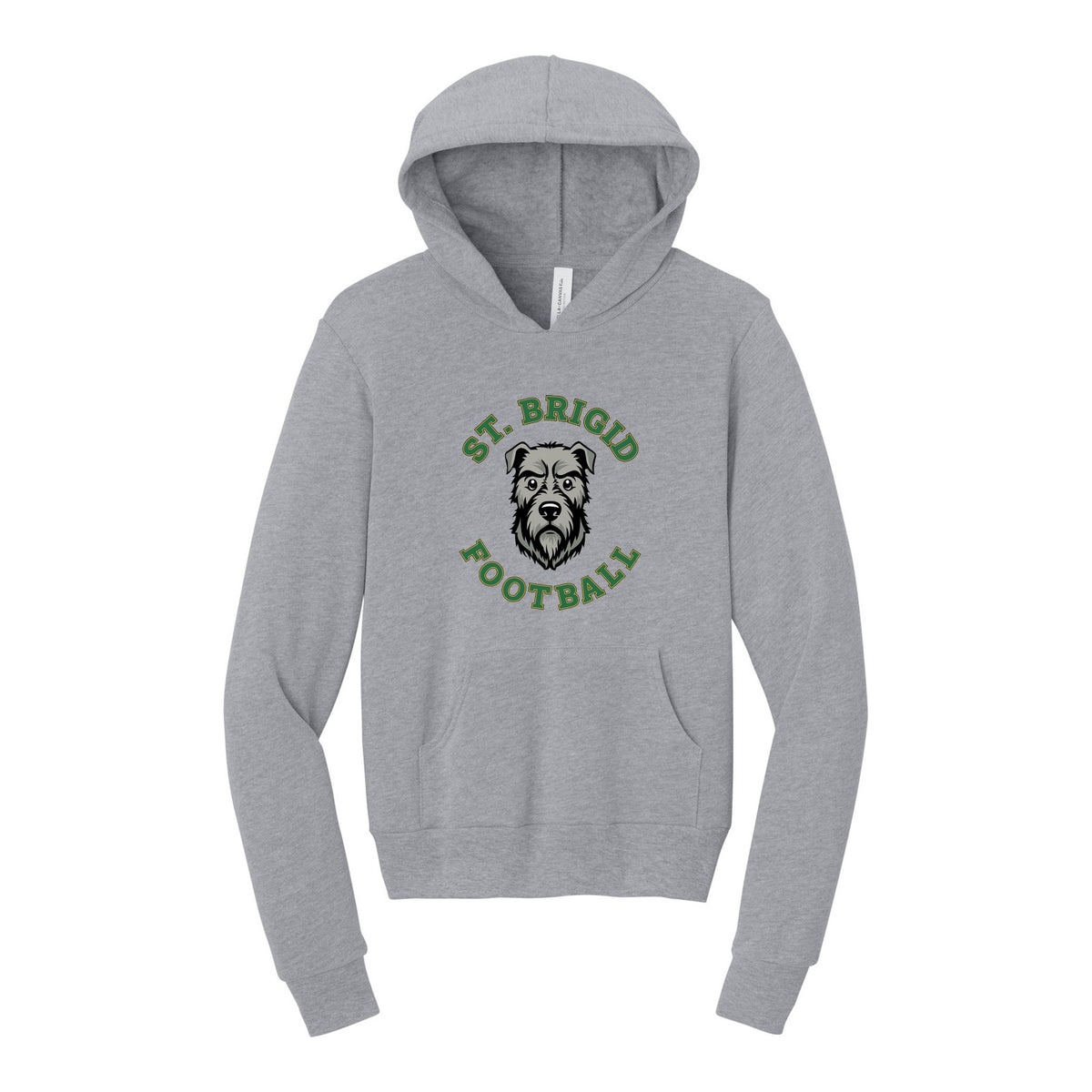 BELLA+CANVAS Youth Sponge Fleece Pullover Hoodie - Football