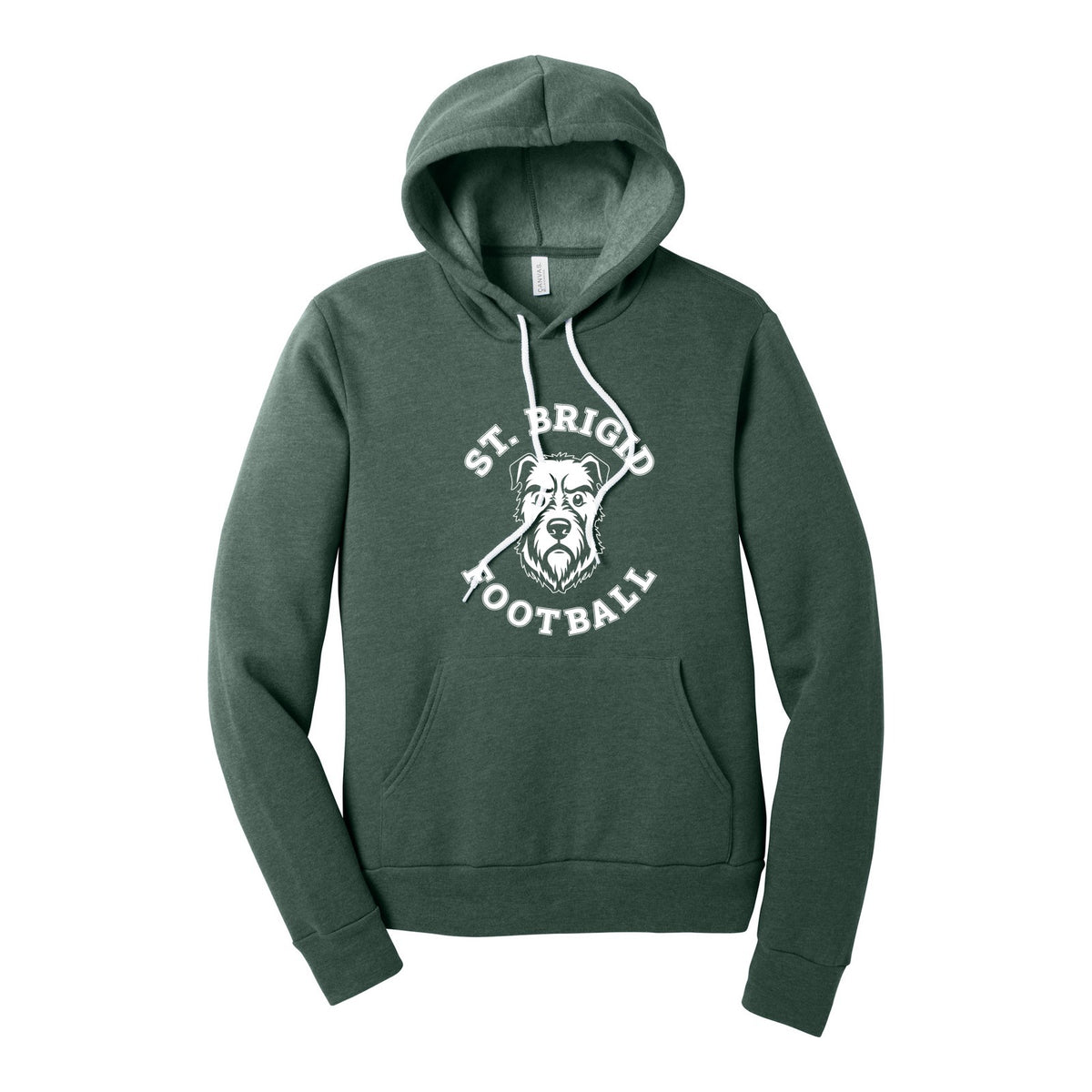 BELLA+CANVAS Unisex Sponge Fleece Pullover Hoodie - Football