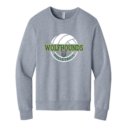 BELLA+CANVAS Unisex Sponge Fleece Classic Crewneck Sweatshirt - Volleyball