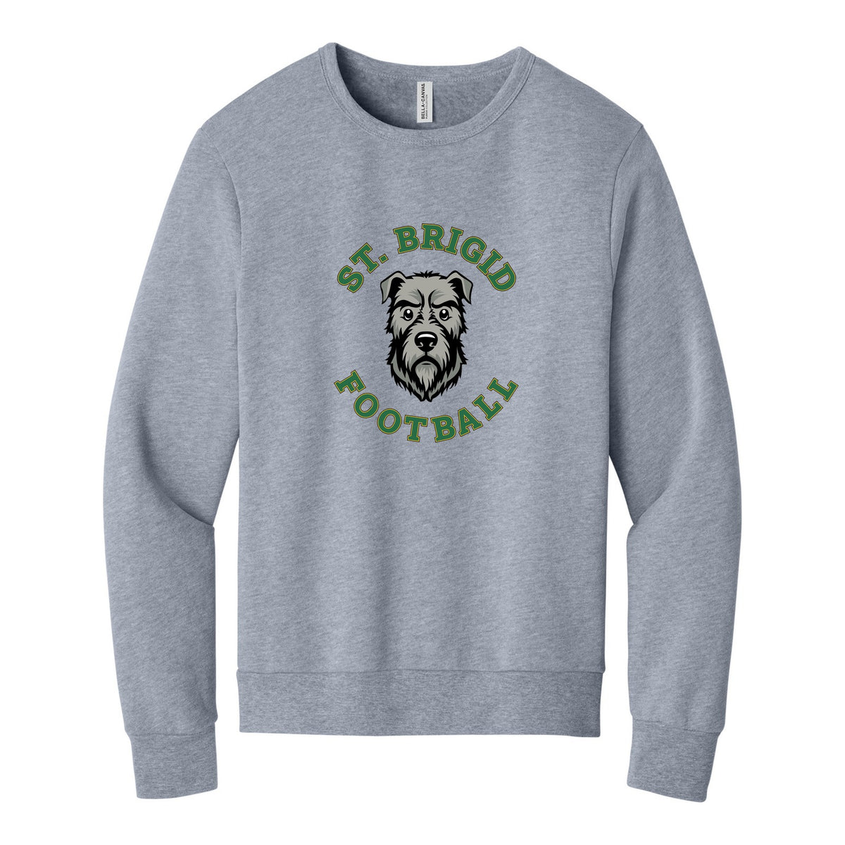 BELLA+CANVAS Unisex Sponge Fleece Classic Crewneck Sweatshirt - Football
