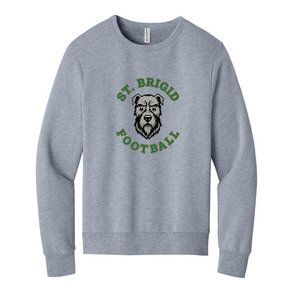 BELLA+CANVAS Unisex Sponge Fleece Classic Crewneck Sweatshirt - Football