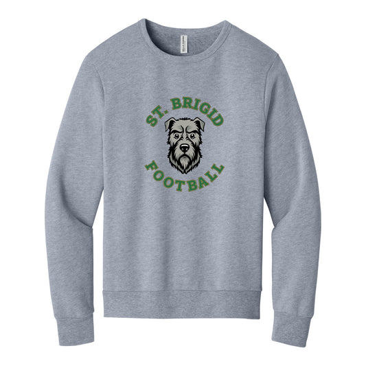 BELLA+CANVAS Unisex Sponge Fleece Classic Crewneck Sweatshirt - Football