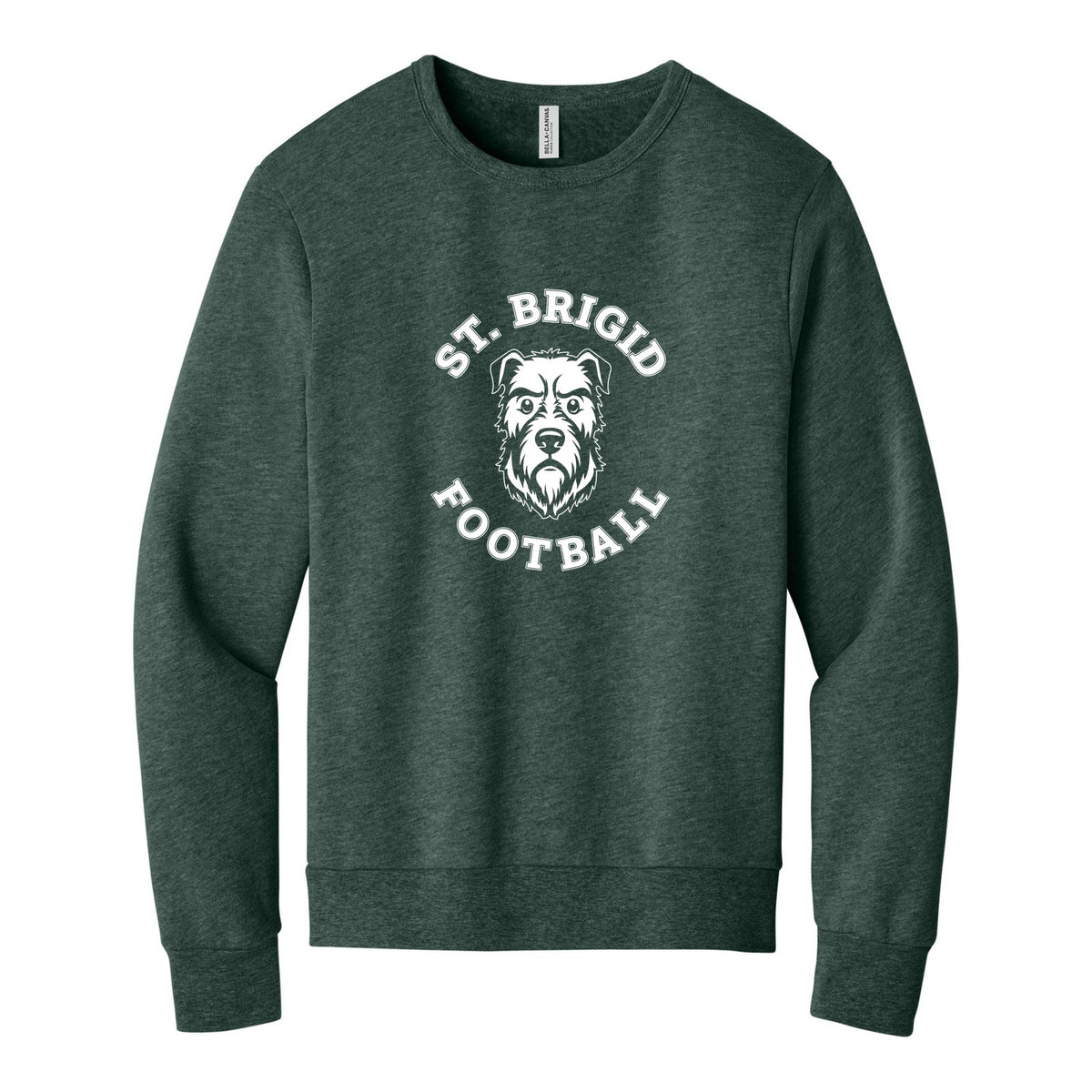 BELLA+CANVAS Unisex Sponge Fleece Classic Crewneck Sweatshirt - Football