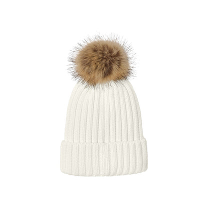 Port Authority Faux Fur Pom Beanie