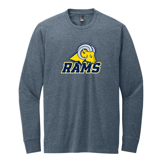DT109 heatherednavy front, Rams