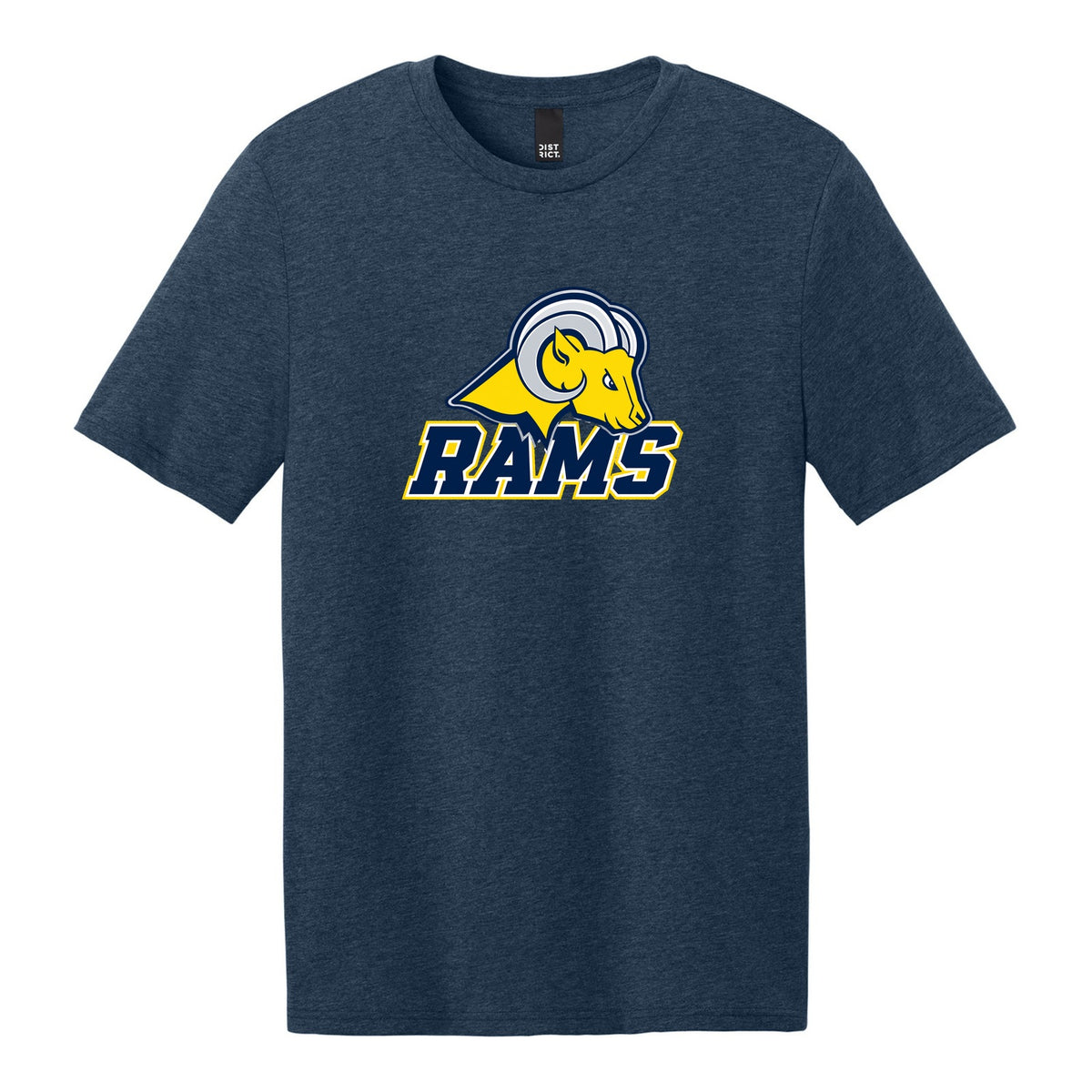 DT184 heatherednavy front, Rams