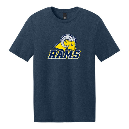 DT184 heatherednavy front, Rams