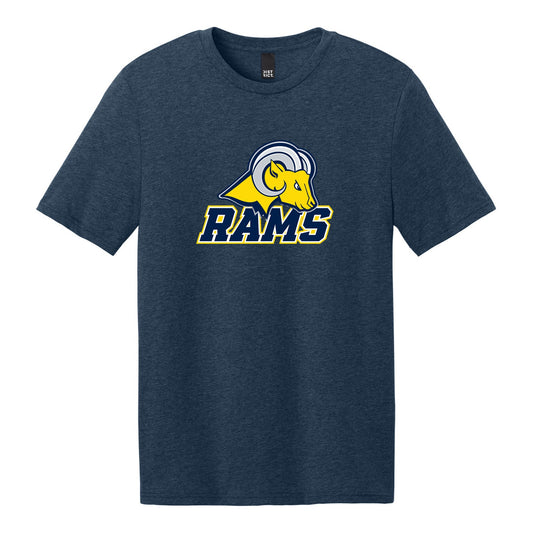 DT184 heatherednavy front, Rams