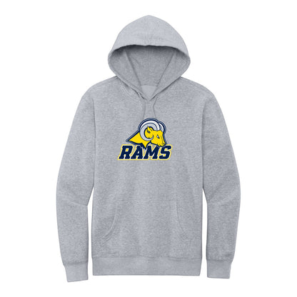 DT6100 Light Heather Grey front, Rams