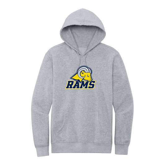 DT6100 Light Heather Grey front, Rams