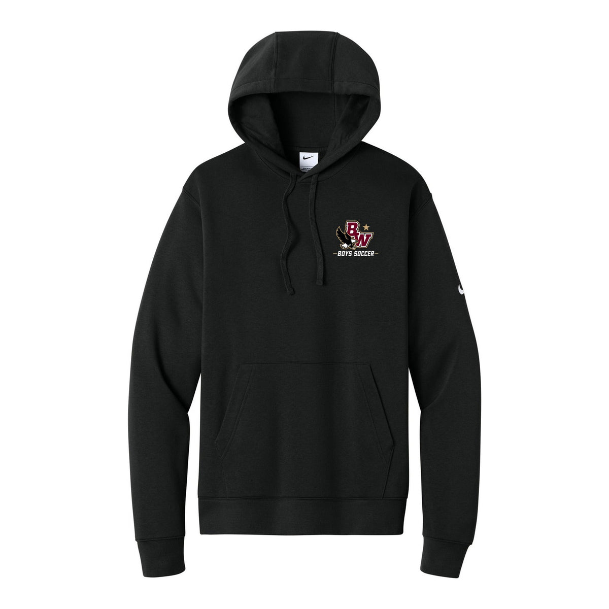 Boys State Champ Nike Club Fleece Sleeve Swoosh Pullover Hoodie
