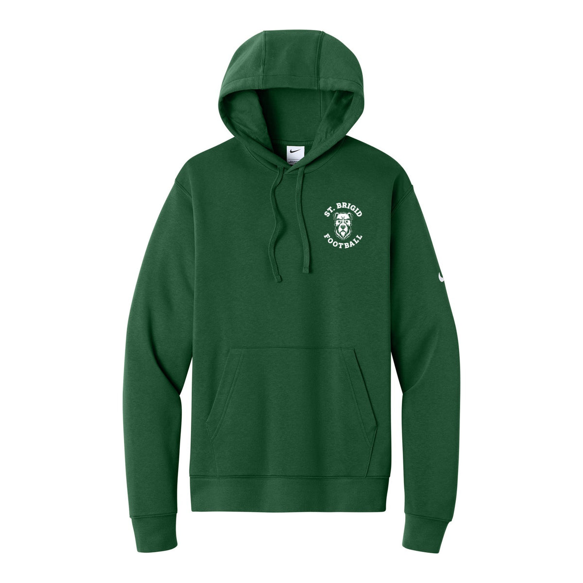 Nike Club Fleece Sleeve Swoosh Pullover Hoodie - Football
