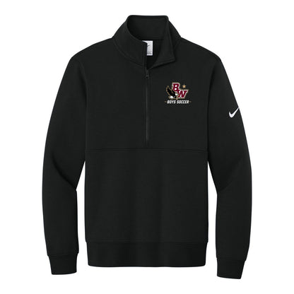 Boys State Champ Nike Club Fleece Sleeve Swoosh 1/2-Zip