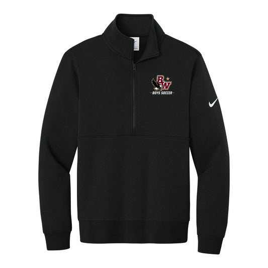 Boys State Champ Nike Club Fleece Sleeve Swoosh 1/2-Zip