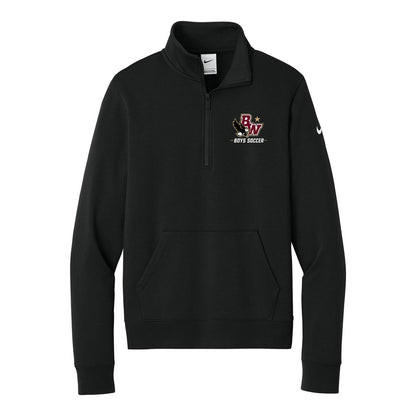 Boys State Champ Nike Women's Club Fleece Sleeve Swoosh 1/2-Zip