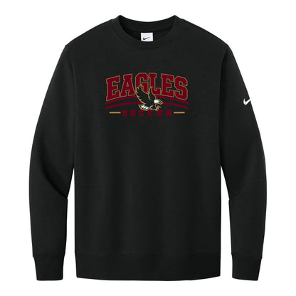 Nike Club Fleece Sleeve Swoosh Crew