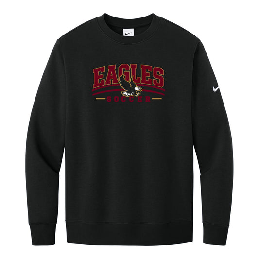 Nike Club Fleece Sleeve Swoosh Crew