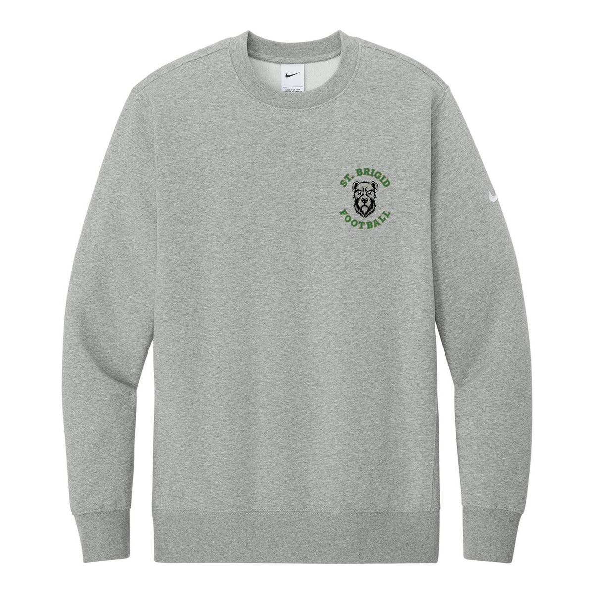 Nike Club Fleece Sleeve Swoosh Crew - Football