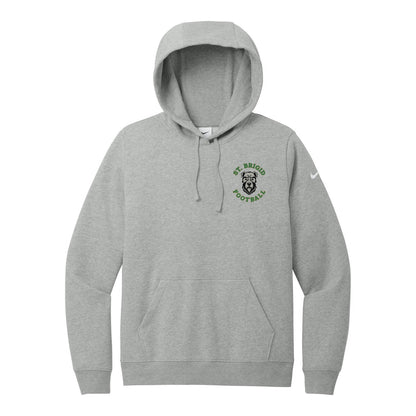 Nike Women's Club Fleece Sleeve Swoosh Pullover Hoodie - Football