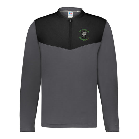 LIMITED TIME - Russell Sideline Grid 1/4-Zip Pullover - Football