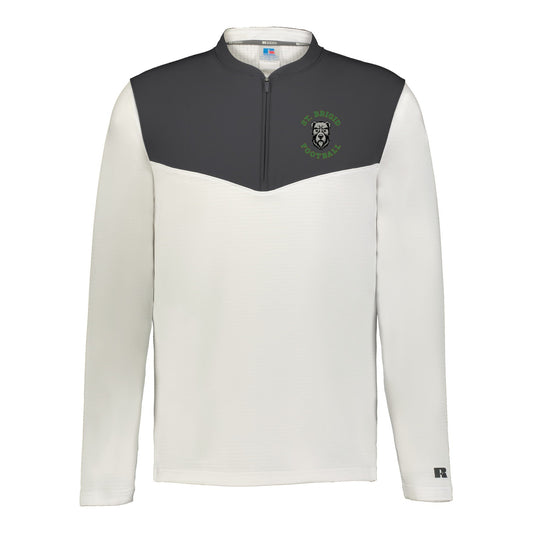 LIMITED TIME - Russell Sideline Grid 1/4-Zip Pullover - Football