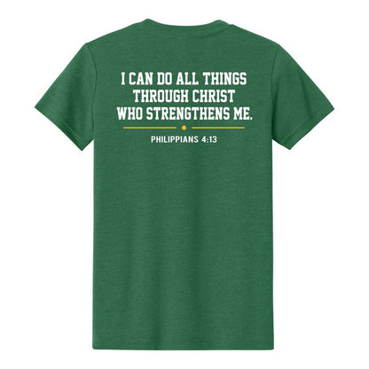 BELLA+CANVAS Youth Heather CVC Tee - Volleyball