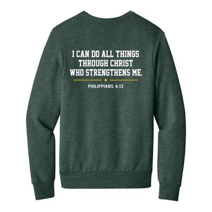 BELLA+CANVAS Unisex Sponge Fleece Classic Crewneck Sweatshirt - Volleyball