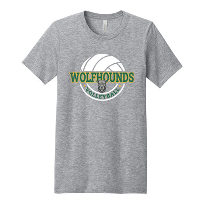 BELLA+CANVAS Unisex Heather CVC Short Sleeve Tee - Volleyball
