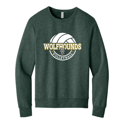BELLA+CANVAS Unisex Sponge Fleece Classic Crewneck Sweatshirt - Volleyball
