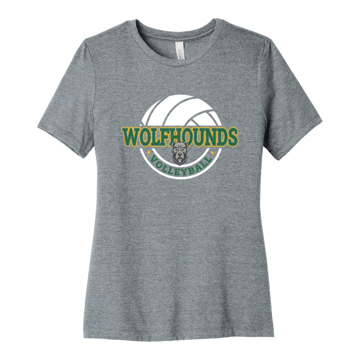BELLA+CANVAS Women's Relaxed Triblend Tee - Volleyball