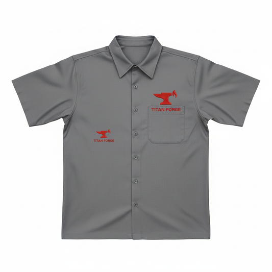 Branded Work Shirt - Gray