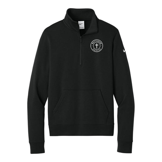 Nike Women's Club Fleece Sleeve Swoosh 1/2-Zip