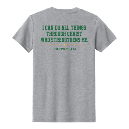BELLA+CANVAS Youth Heather CVC Tee - Volleyball