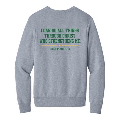 BELLA+CANVAS Unisex Sponge Fleece Classic Crewneck Sweatshirt - Volleyball