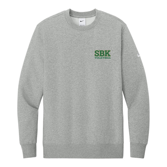 Nike Club Fleece Sleeve Swoosh Crew