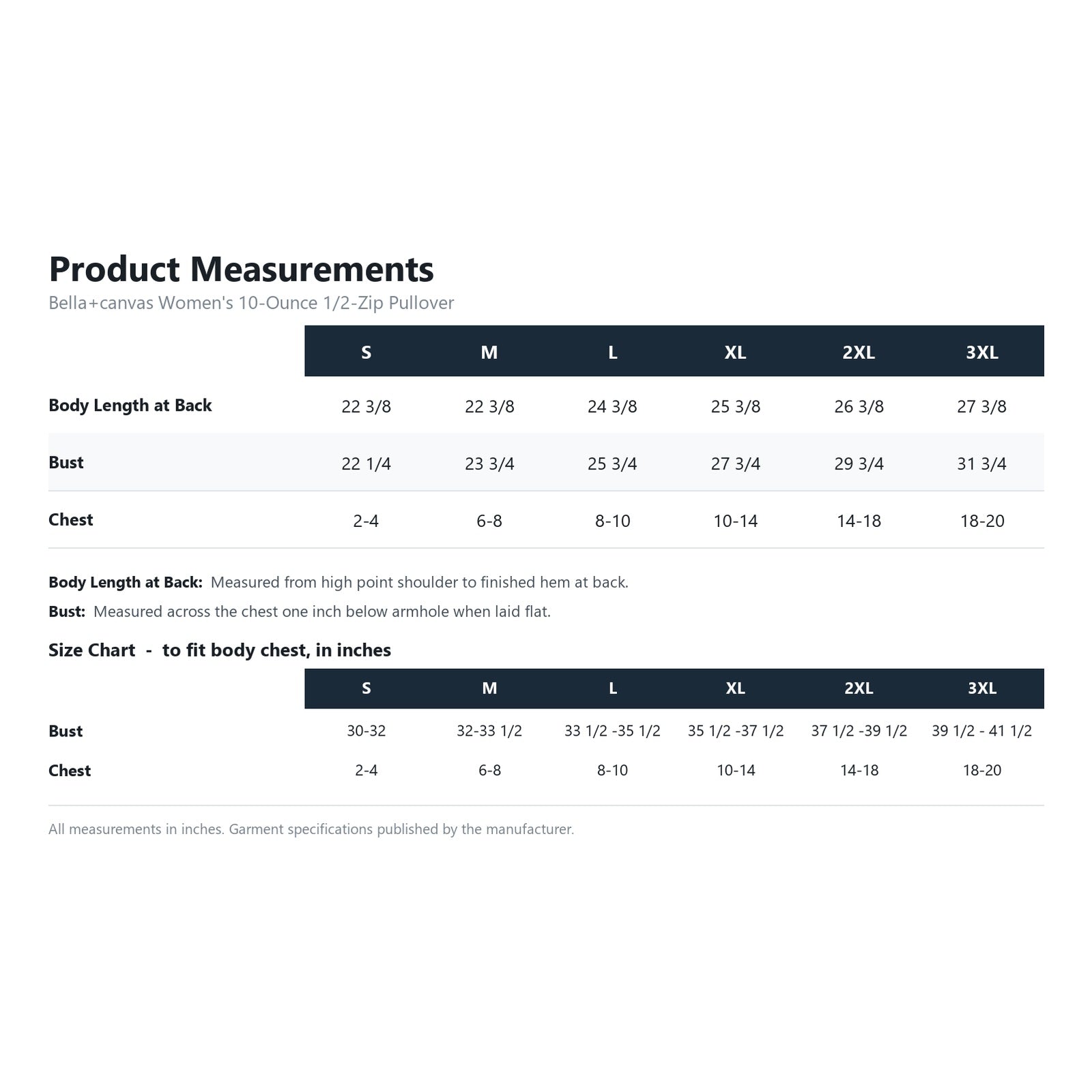 BC4540 product measurements