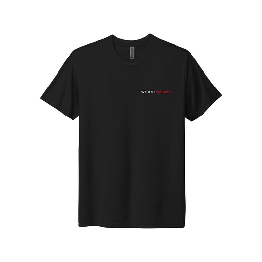 Next Level Tri-Blend Tee - We Are Schaefer Print - Black